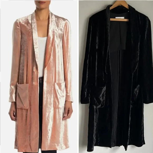 ALC VIRGIL VELVET SILK Cardigan JACKET - Picture 1 of 14